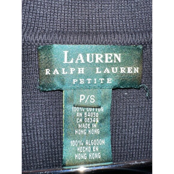 Lauren Ralph Lauren Black Blazer with Embroidered Crest - Picture 10 of 14